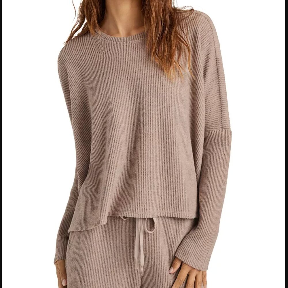 EUC Splendid London Long Sleeve Lounge Top Size Small